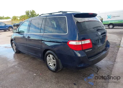 2007 Honda Odyssey Ex from USA, damaged, VIN 5FNRL38497B027703